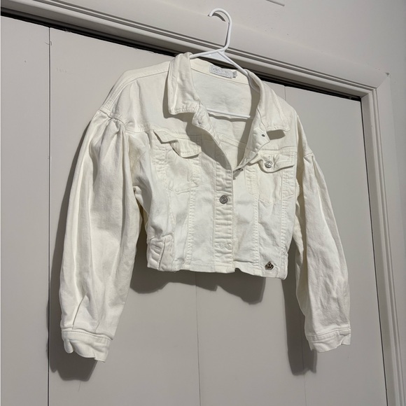 Miu Miu White Jean Jacket - Picture 5 of 8